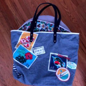 vera bradley beach tote (reversible)